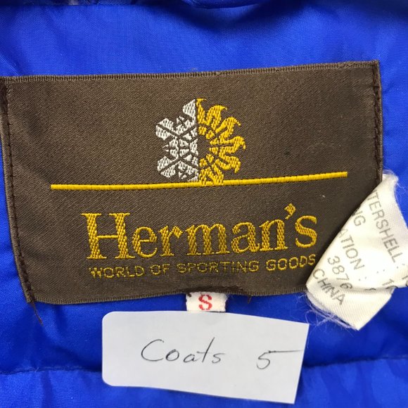 VTG Womens Blue Down Puffer Vest Size M Snap Front Nylon Wind Proof - Picture 13 of 13